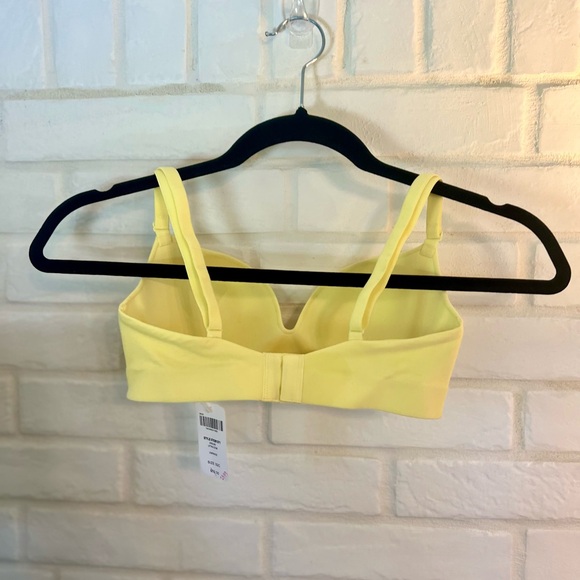NWT Soma Enbliss Push-up Padded Underwire Demi Bra 32 C Lemonade Back Hook #0089 - Picture 2 of 7